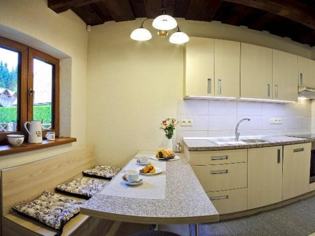 Apartmán č. 1 - Kuchyňa s vybavením