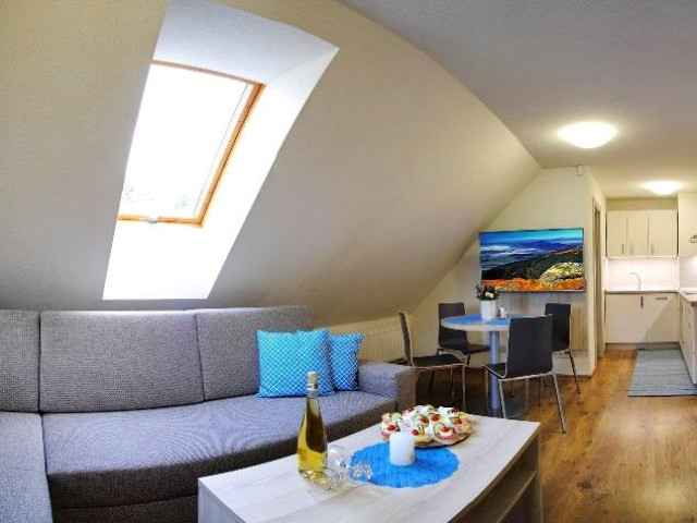 Apartmán č. 2 - Spoločenská miestnosť s kuchyňou